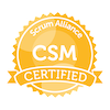 scrum alliance csm certified seal